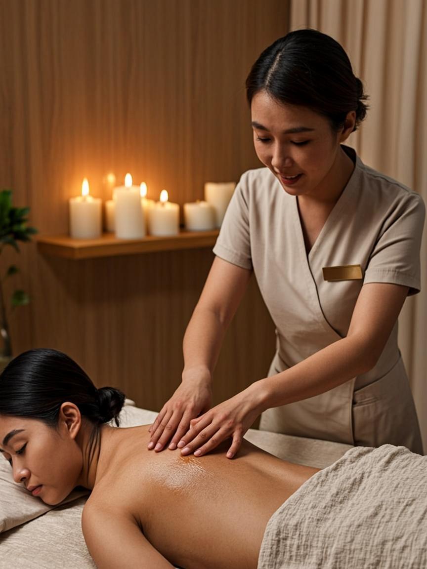 Professional body to body erotic massage therapy at NuruNest Hyderabad with warm essential oils